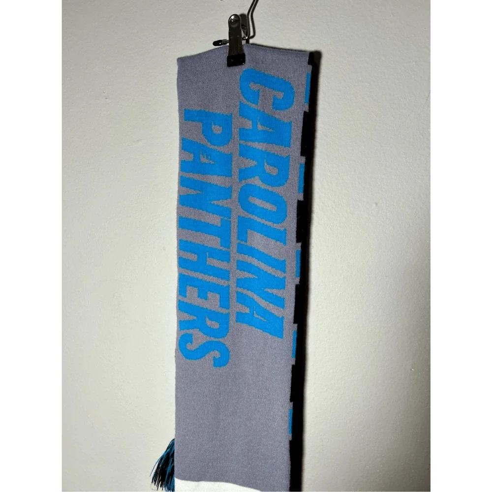 Carolina Panthers NFL Gray, Blue & Black Scarf